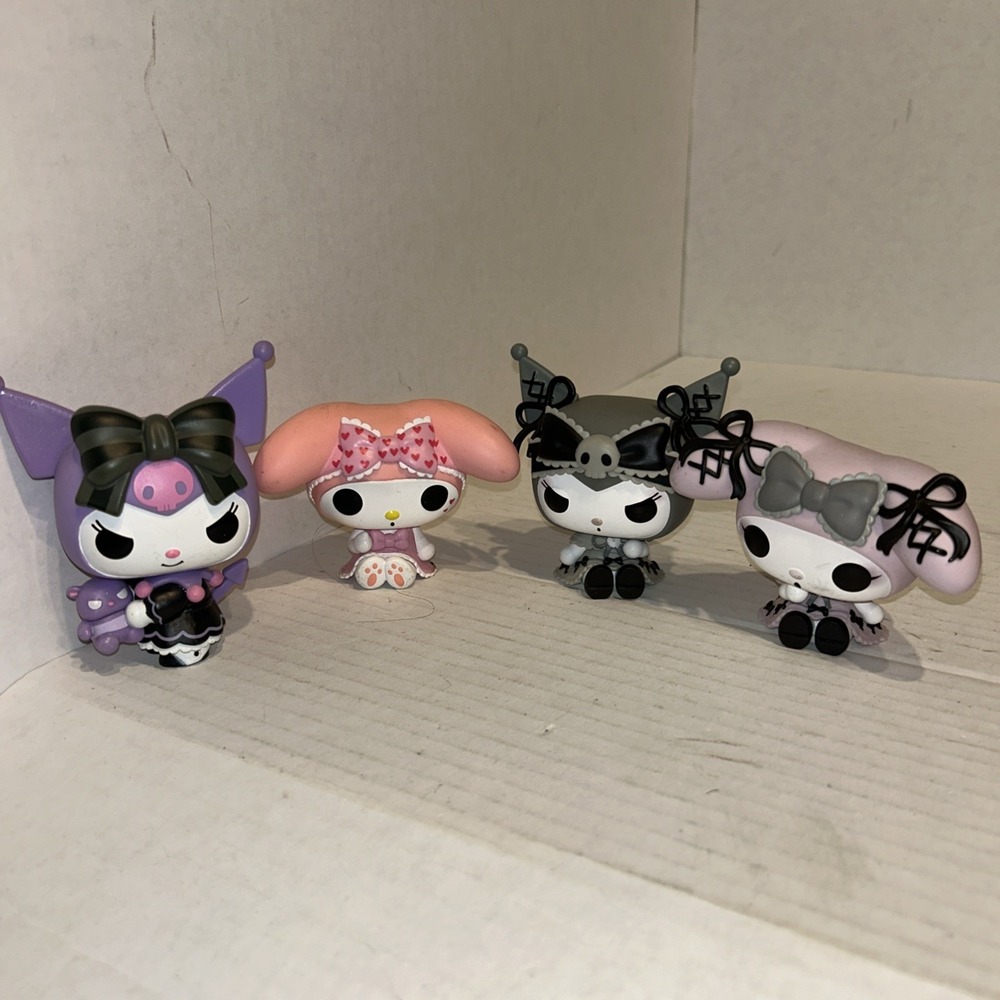 Funko Pop My Melody 74 & Kuromi 73 Lolita Bundle Lot Of‎ 4 D1